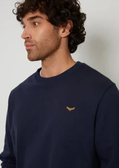 Threadbare Navy Crew Neck Sweatshirt