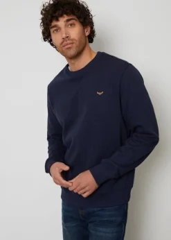 Threadbare Navy Crew Neck Sweatshirt