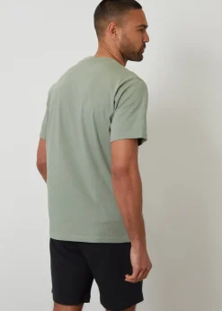 Threadbare Soft Green Cotton Blend Textured Short Pyjama Set