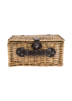 Three Rivers 4 Person Basket With Contents Including Sporks