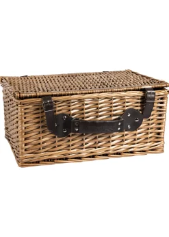 Three Rivers 4 Person Basket With Contents Including Sporks