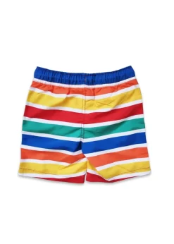 Toby Tiger Multi Colour Stripe Print Kids Swim Shorts (2 years - 8 years)
