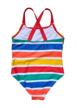 Toby Tiger Multi Colour Stripe Print Kids Swimsuit (2 years - 8 years)