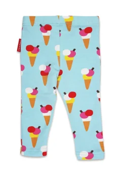 Toby Tiger Organic Blue Ice Cream Print Leggings (6 months - 8 years)