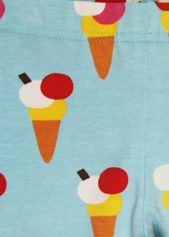 Toby Tiger Organic Blue Ice Cream Print Leggings (6 months - 8 years)