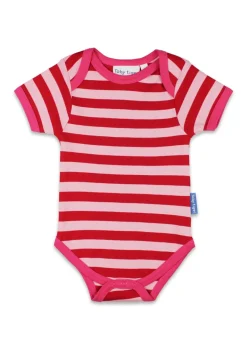 Toby Tiger Organic Pink Flower Print Baby Gift Set (Newborn - 12 months)