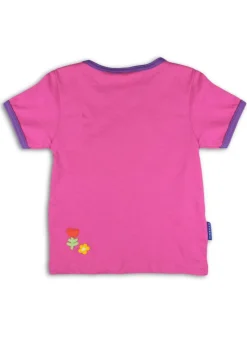 Toby Tiger Organic Pink Pony Applique T-Shirt (6 months - 8 years)