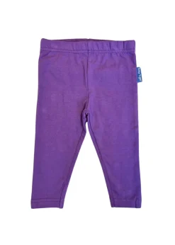 Toby Tiger Organic Purple Basic Leggings (6 months - 8 years)