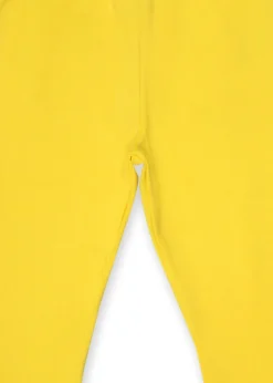 Toby Tiger Organic Yellow Basic Leggings (6 months - 8 years)