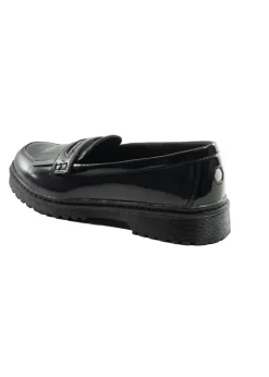 ToeZone Black Zoe Slip On Shoe