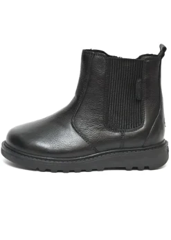 ToeZone Boys Black Dakota Leather Ankle Boot (Younger 8 - Older 3)