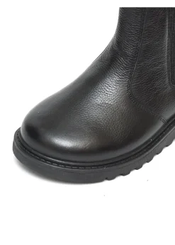 ToeZone Boys Black Dakota Leather Ankle Boot (Younger 8 - Older 3)