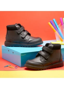 ToeZone Boys Black Levi Ankle Boot (Younger 8 - Older 3)