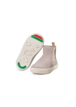 ToeZone Girls Pink Alma Suede Gusset Boot (Younger 4 - Younger 10)