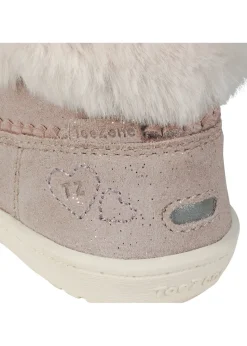 ToeZone Girls Pink Vienna Shimmer Fur Boot (Younger 4 - Younger 10)