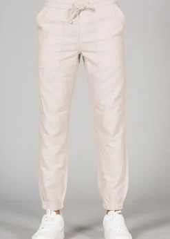 Tokyo Laundry Beige Linen Blend Classic Fit Trousers