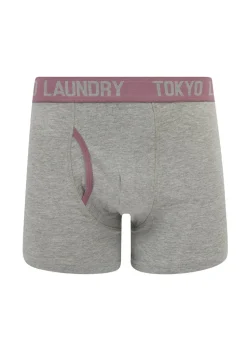 Tokyo Laundry Black & Grey Cotton 6-Pack Boxers