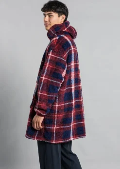 Tokyo Laundry Blue Checked Hooded Blanket