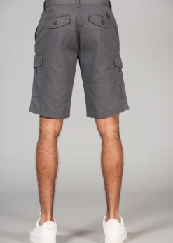 Tokyo Laundry Grey Cotton Cargo Shorts