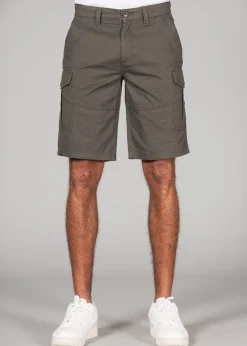 Tokyo Laundry Khaki Cotton Cargo Shorts