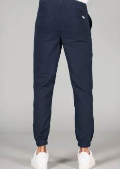 Tokyo Laundry Navy Linen Blend Classic Fit Trousers