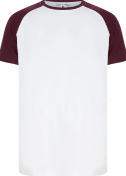 Tokyo Laundry White Raglan Short Sleeve T-Shirts 3-Pack