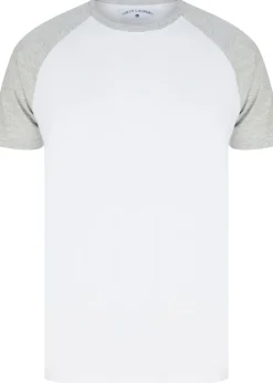 Tokyo Laundry White Raglan Short Sleeve T-Shirts 3-Pack