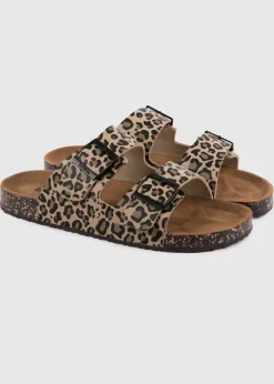 Totes Animal PU Double Buckle Slider