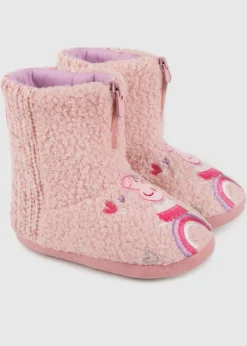 Totes Kids Peppa Pig Bootie Slippers
