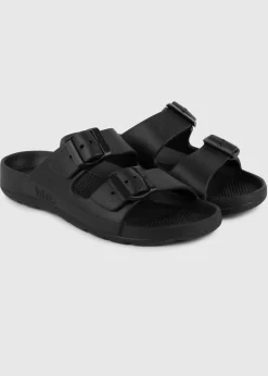 Totes Solbounce Black Adjustable Double Buckle Slider