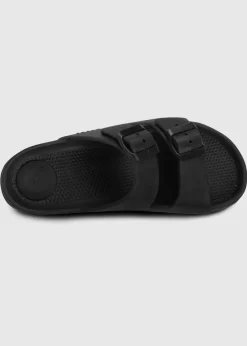 Totes Solbounce Black Adjustable Double Buckle Slider