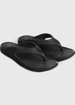 Totes Solbounce Black Toe Post