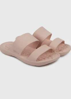 Totes Solbounce Pale Pink Double Strap Slide