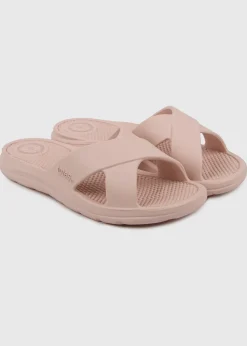 Totes Solbounce Pale Pink Cross Slide