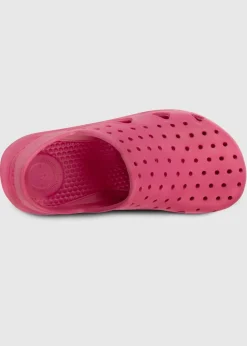 Totes Solbounce Pink Childrens Clogs (Younger 5- Older 3)