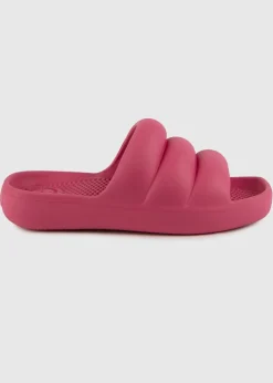 Totes Solbounce Pink Puffy Slider