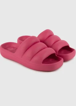 Totes Solbounce Pink Puffy Slider