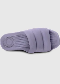 Totes Solbounce Purple Puffy Slider
