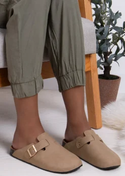 Totes Taupe PU Clog