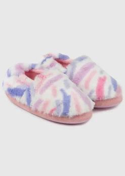 Totes Toasties Multi Girls Short Full Back Slippers
