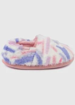 Totes Toasties Multi Girls Short Full Back Slippers