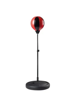 Toyrific Black/Red Medium Punch Ball With Gloves
