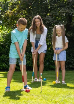 Toyrific White Wood Grasshopper Games Croquet