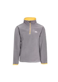 Trespass Boys Dark Grey Etto Airtrap Microfleece (2-12yrs)