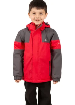 Trespass Boys Red Unlock Waterproof Jacket (2-12yrs)