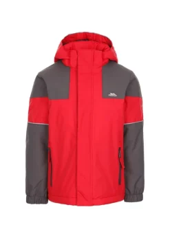 Trespass Boys Red Unlock Waterproof Jacket (2-12yrs)