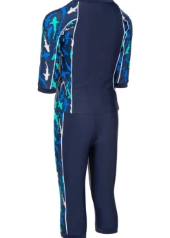 Trespass Kids Blue Smiley Shark Swim Set (2-12yrs)