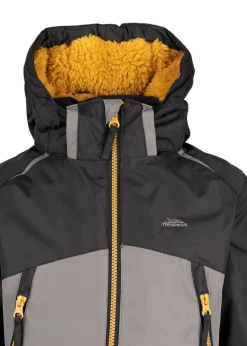 Trespass Kids Dark Grey Discover Contrast Zip Jacket (2-12yrs)