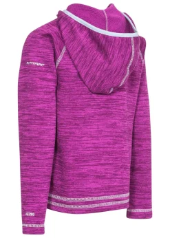 Trespass Kids Purple Goodness Full Zip Hooded Fleece Jacket (3-12yrs)