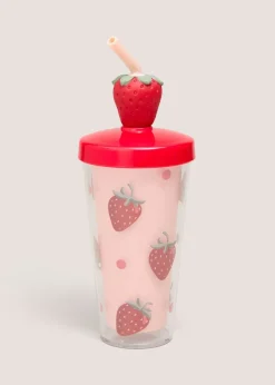Twisty Strawberry Straw Cup